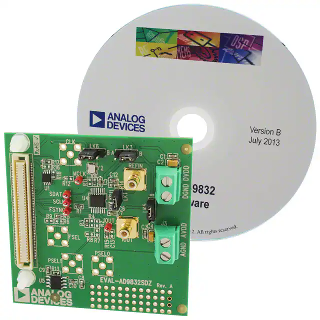 EVAL-AD9832SDZ Analog Devices Inc.  Cartes et kits d'évaluation et de démonstration